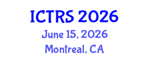 International Conference on Theology and Religious Studies (ICTRS) June 15, 2026 - Montreal, Canada
