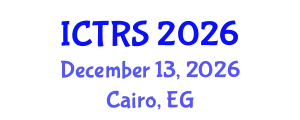 International Conference on Theology and Religious Studies (ICTRS) December 13, 2026 - Cairo, Egypt