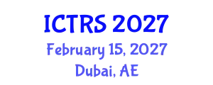 International Conference on Theology and Religious Studies (ICTRS) February 15, 2027 - Dubai, United Arab Emirates
