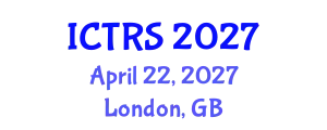 International Conference on Theology and Religious Studies (ICTRS) April 22, 2027 - London, United Kingdom