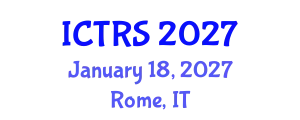 International Conference on Theology and Religious Studies (ICTRS) January 18, 2027 - Rome, Italy
