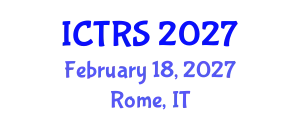 International Conference on Theology and Religious Studies (ICTRS) February 18, 2027 - Rome, Italy