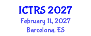 International Conference on Theology and Religious Studies (ICTRS) February 11, 2027 - Barcelona, Spain