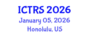 International Conference on Theology and Religious Studies (ICTRS) January 05, 2026 - Honolulu, United States