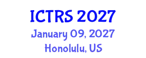 International Conference on Theology and Religious Studies (ICTRS) January 09, 2027 - Honolulu, United States