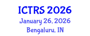 International Conference on Theology and Religious Studies (ICTRS) January 26, 2026 - Bengaluru, India