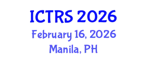 International Conference on Theology and Religious Studies (ICTRS) February 16, 2026 - Manila, Philippines
