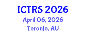 International Conference on Theology and Religious Studies (ICTRS) April 06, 2026 - Toronto, Australia