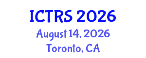 International Conference on Theology and Religious Studies (ICTRS) August 14, 2026 - Toronto, Canada