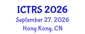 International Conference on Theology and Religious Studies (ICTRS) September 27, 2026 - Hong Kong, China