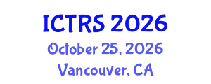 International Conference on Theology and Religious Studies (ICTRS) October 25, 2026 - Vancouver, Canada