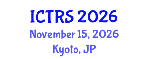 International Conference on Theology and Religious Studies (ICTRS) November 15, 2026 - Kyoto, Japan
