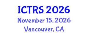 International Conference on Theology and Religious Studies (ICTRS) November 15, 2026 - Vancouver, Canada