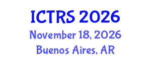 International Conference on Theology and Religious Studies (ICTRS) November 18, 2026 - Buenos Aires, Argentina