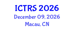 International Conference on Theology and Religious Studies (ICTRS) December 09, 2026 - Macau, China