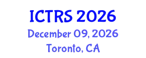 International Conference on Theology and Religious Studies (ICTRS) December 09, 2026 - Toronto, Canada