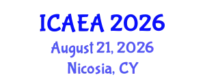 International Conference on Agricultural Engineering and Agroecology (ICAEA) August 21, 2026 - Nicosia, Cyprus