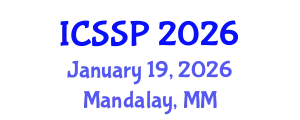 International Conference on Sociological Social Psychology (ICSSP) January 19, 2026 - Mandalay, Myanmar