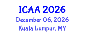International Conference on Astronomy and Astrophysics (ICAA) December 06, 2026 - Kuala Lumpur, Malaysia