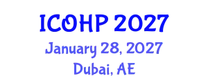 International Conference on Occupational Health Psychology (ICOHP) January 28, 2027 - Dubai, United Arab Emirates