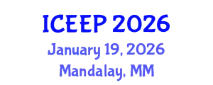 International Conference on Educational and Environmental Psychology (ICEEP) January 19, 2026 - Mandalay, Myanmar