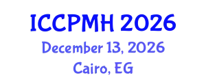 International Conference on Community Psychology and Mental Health (ICCPMH) December 13, 2026 - Cairo, Egypt