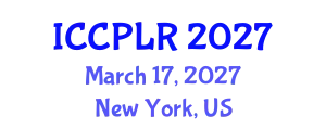 International Conference on Consumer Protection Law and Regulations (ICCPLR) March 17, 2027 - New York, United States