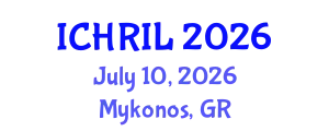 International Conference on Human Rights and Immigration Law (ICHRIL) July 10, 2026 - Mykonos, Greece