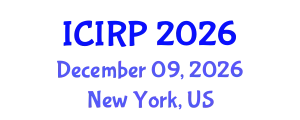 International Conference on Immigration and Refugee Policy (ICIRP) December 09, 2026 - New York, United States
