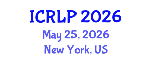 International Conference on Refugee Law and Policy (ICRLP) May 25, 2026 - New York, United States