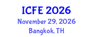 International Conference on Nutrition and Food Engineering (ICFE) November 29, 2026 - Bangkok, Thailand