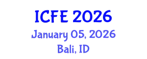 International Conference on Nutrition and Food Engineering (ICFE) January 05, 2026 - Bali, Indonesia