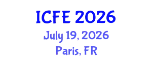 International Conference on Nutrition and Food Engineering (ICFE) July 19, 2026 - Paris, France