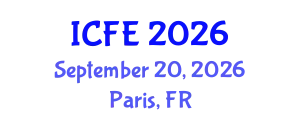 International Conference on Nutrition and Food Engineering (ICFE) September 20, 2026 - Paris, France