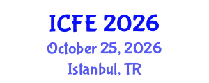 International Conference on Nutrition and Food Engineering (ICFE) October 25, 2026 - Istanbul, Turkey