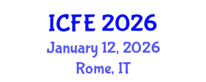 International Conference on Nutrition and Food Engineering (ICFE) January 12, 2026 - Rome, Italy