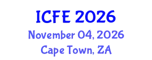 International Conference on Nutrition and Food Engineering (ICFE) November 04, 2026 - Cape Town, South Africa