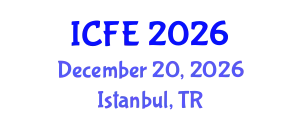 International Conference on Nutrition and Food Engineering (ICFE) December 20, 2026 - Istanbul, Turkey