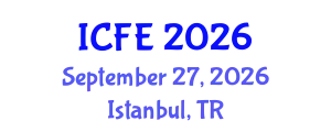 International Conference on Nutrition and Food Engineering (ICFE) September 27, 2026 - Istanbul, Turkey