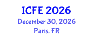 International Conference on Nutrition and Food Engineering (ICFE) December 30, 2026 - Paris, France