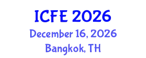 International Conference on Nutrition and Food Engineering (ICFE) December 16, 2026 - Bangkok, Thailand