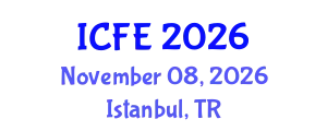 International Conference on Nutrition and Food Engineering (ICFE) November 08, 2026 - Istanbul, Turkey
