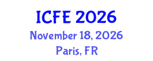 International Conference on Nutrition and Food Engineering (ICFE) November 18, 2026 - Paris, France