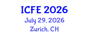 International Conference on Nutrition and Food Engineering (ICFE) July 29, 2026 - Zurich, Switzerland
