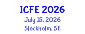 International Conference on Nutrition and Food Engineering (ICFE) July 15, 2026 - Stockholm, Sweden