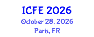 International Conference on Nutrition and Food Engineering (ICFE) October 28, 2026 - Paris, France