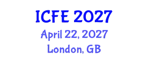 International Conference on Nutrition and Food Engineering (ICFE) April 22, 2027 - London, United Kingdom