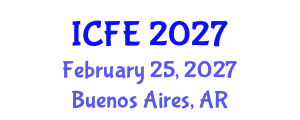 International Conference on Nutrition and Food Engineering (ICFE) February 25, 2027 - Buenos Aires, Argentina
