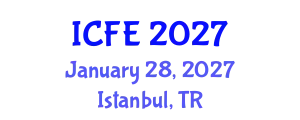 International Conference on Nutrition and Food Engineering (ICFE) January 28, 2027 - Istanbul, Turkey