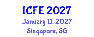 International Conference on Nutrition and Food Engineering (ICFE) January 11, 2027 - Singapore, Singapore